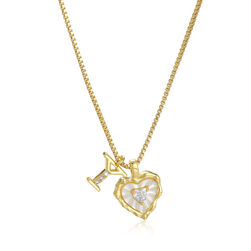 Collar Inicial Corazón