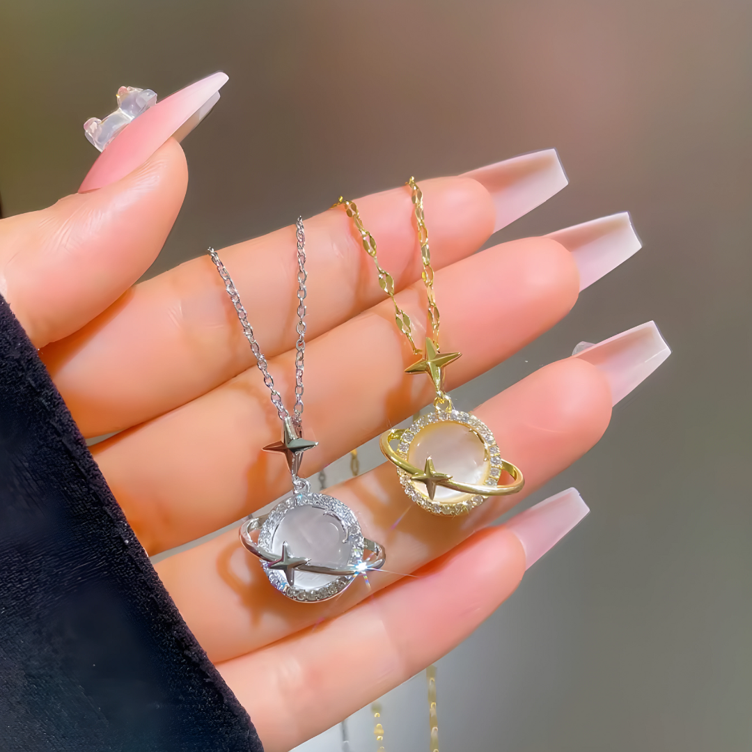 Planet Necklace - Love and Friendship