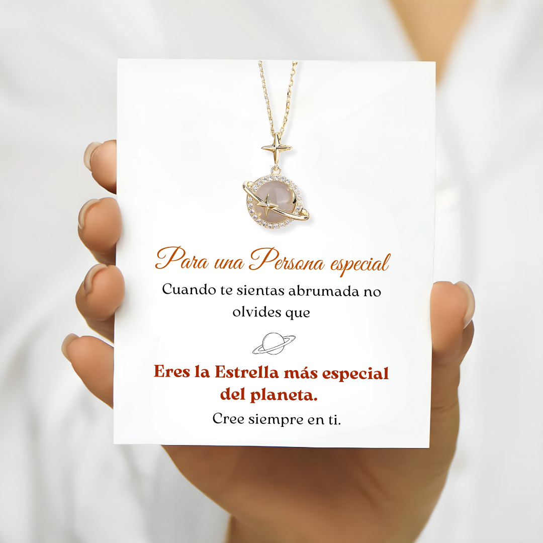 Planet Necklace - Love and Friendship