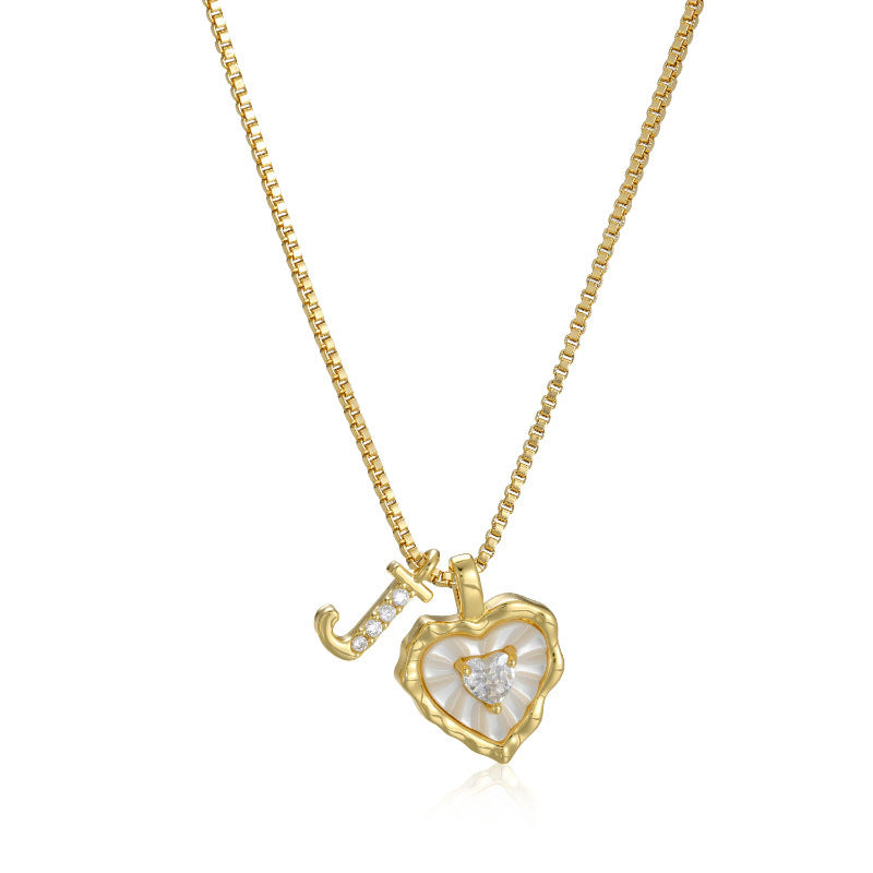 Collar Inicial Corazón