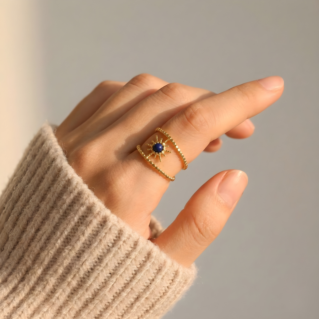 Intuition Ring - Lapis Lazuli