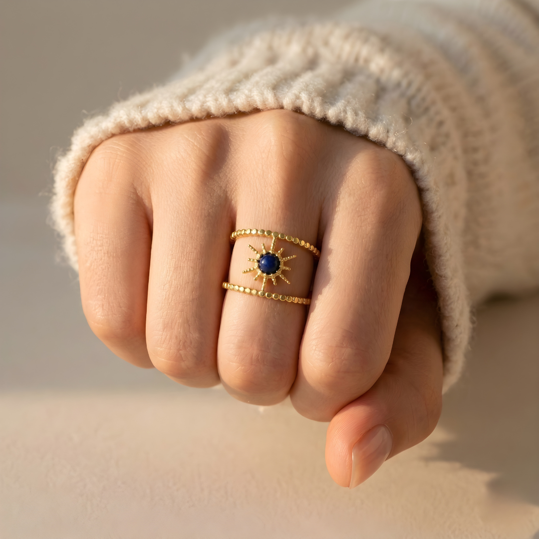 Intuition Ring - Lapis Lazuli