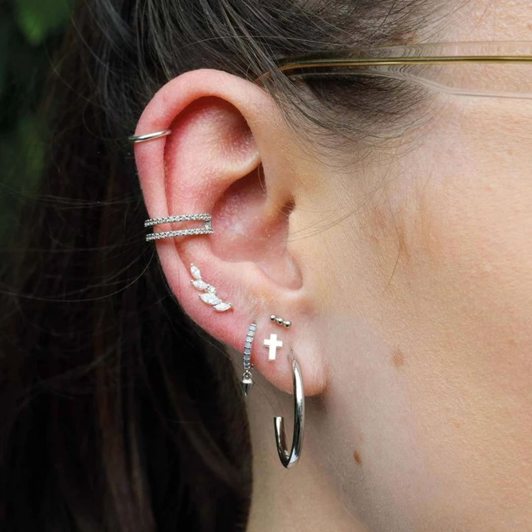 Minimalist Cross Earrings