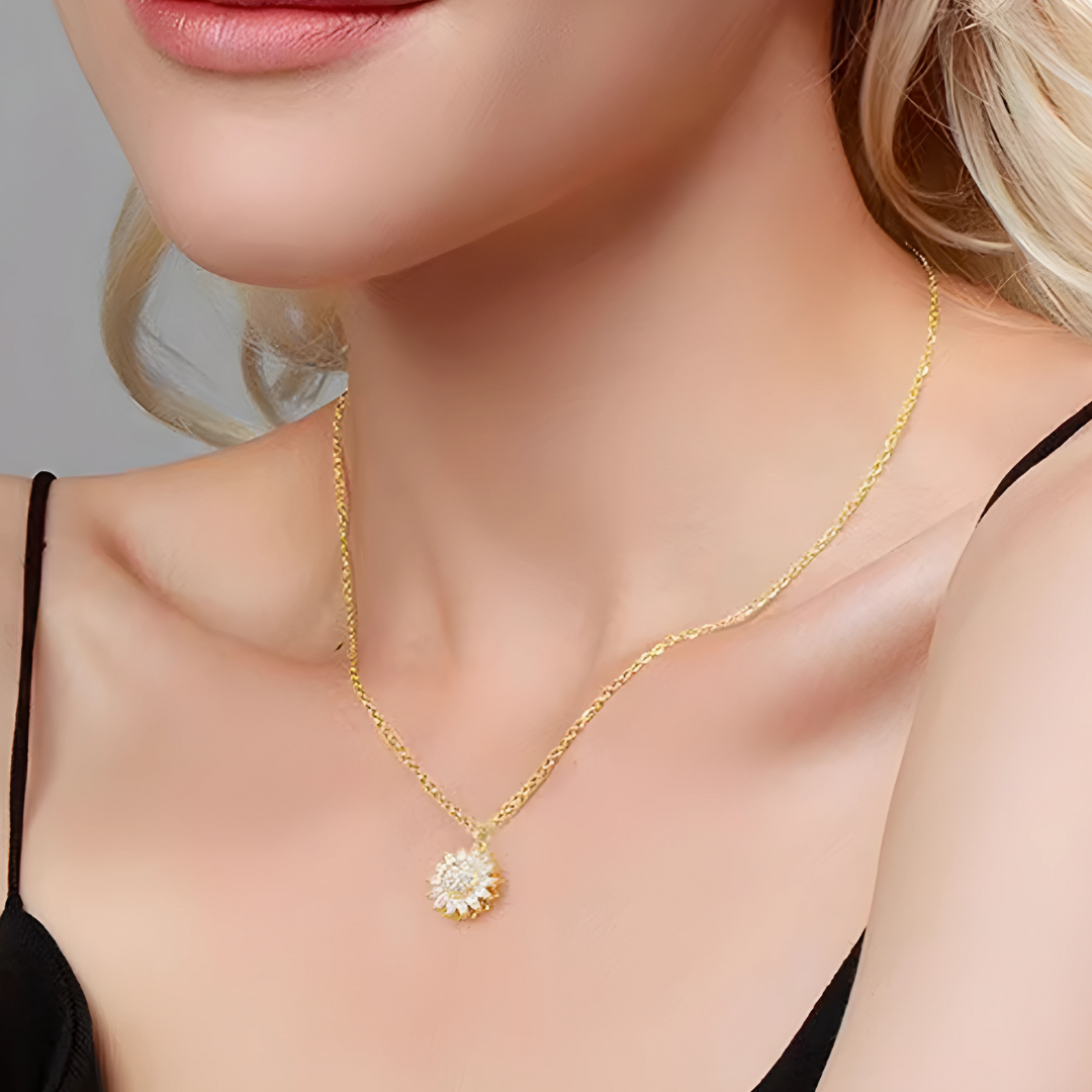 Sunflower Necklace