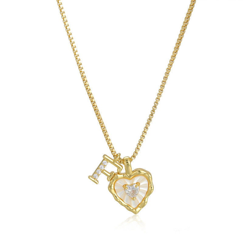 Collar Inicial Corazón