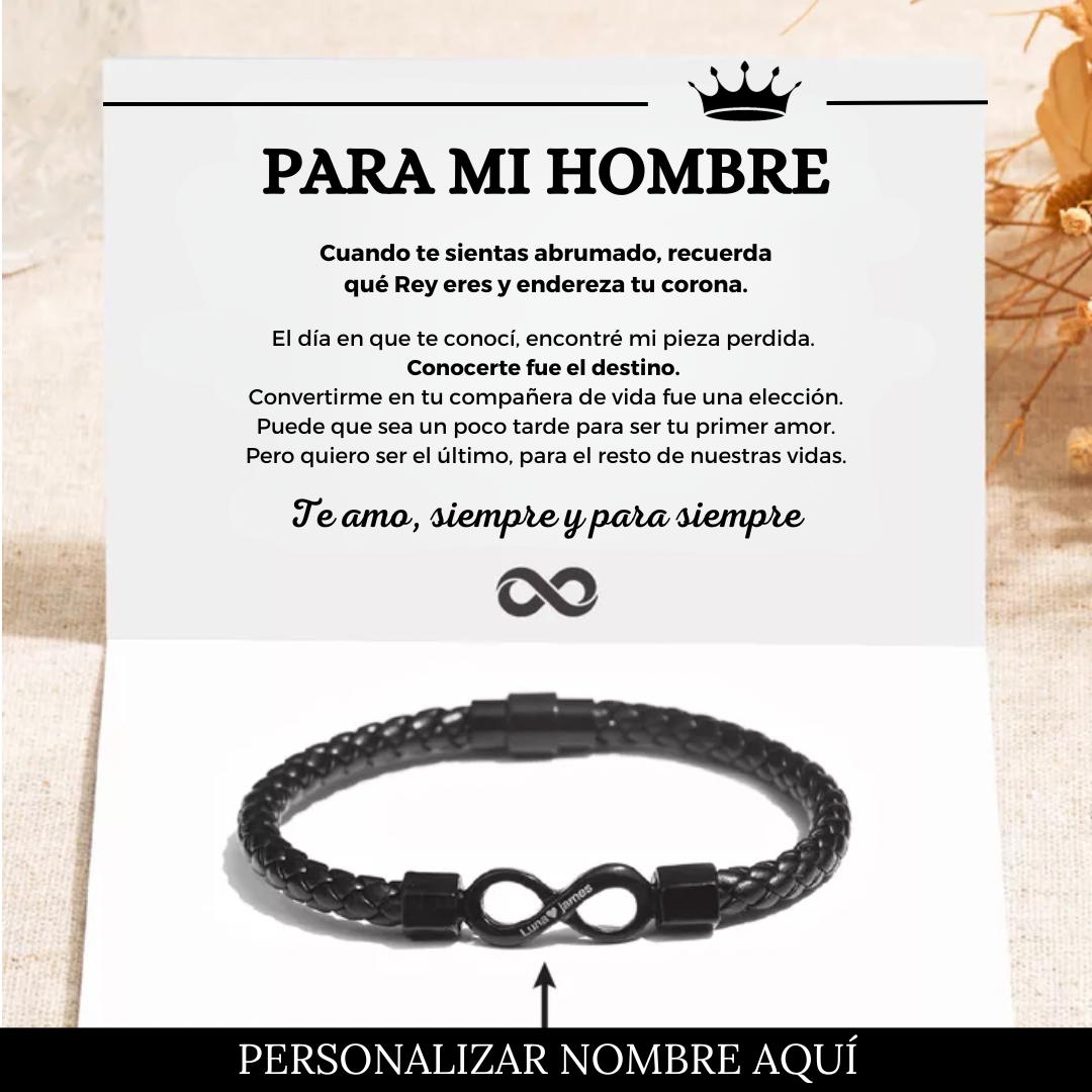 Infinity Bracelet – For my Man