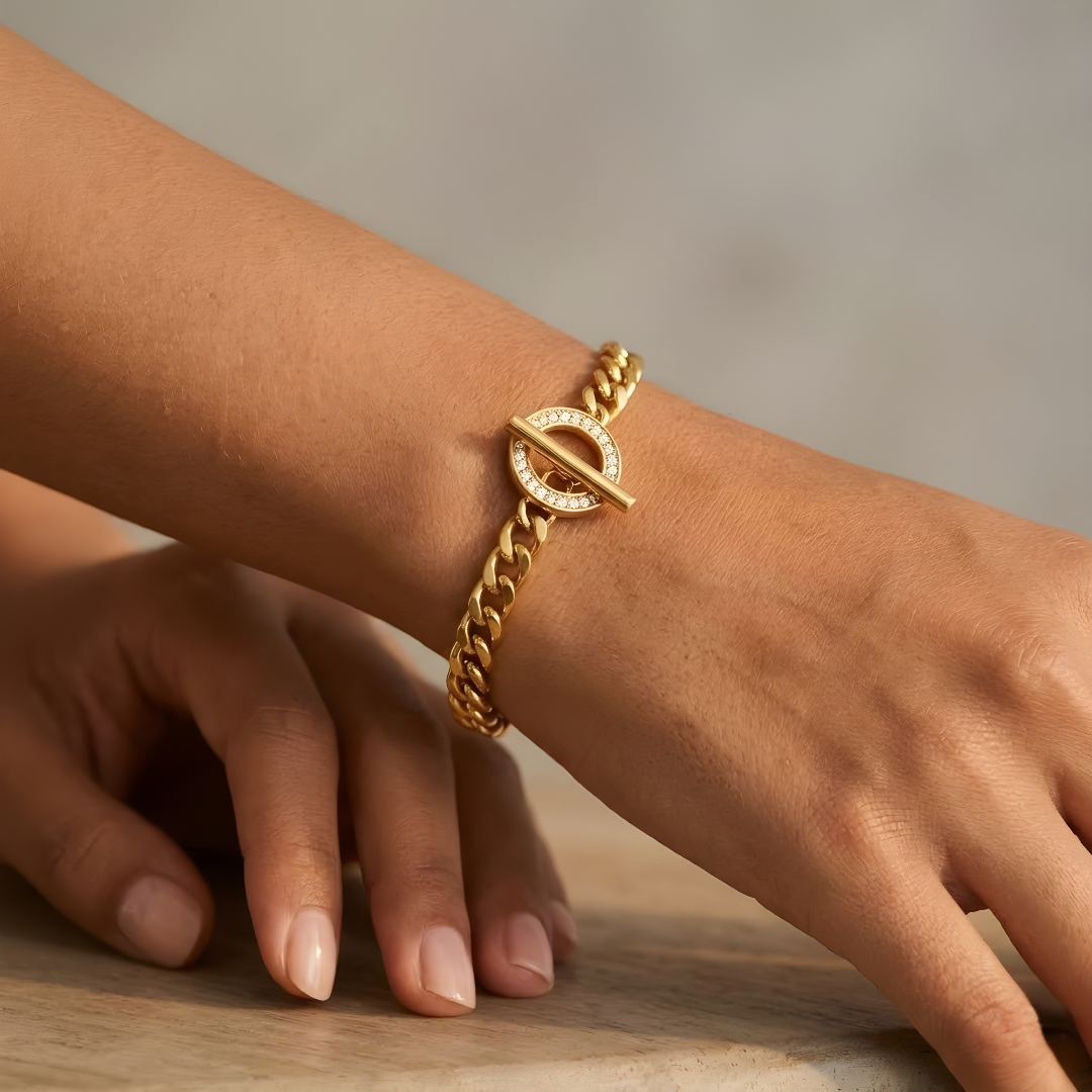 Gold Buckle Bracelet