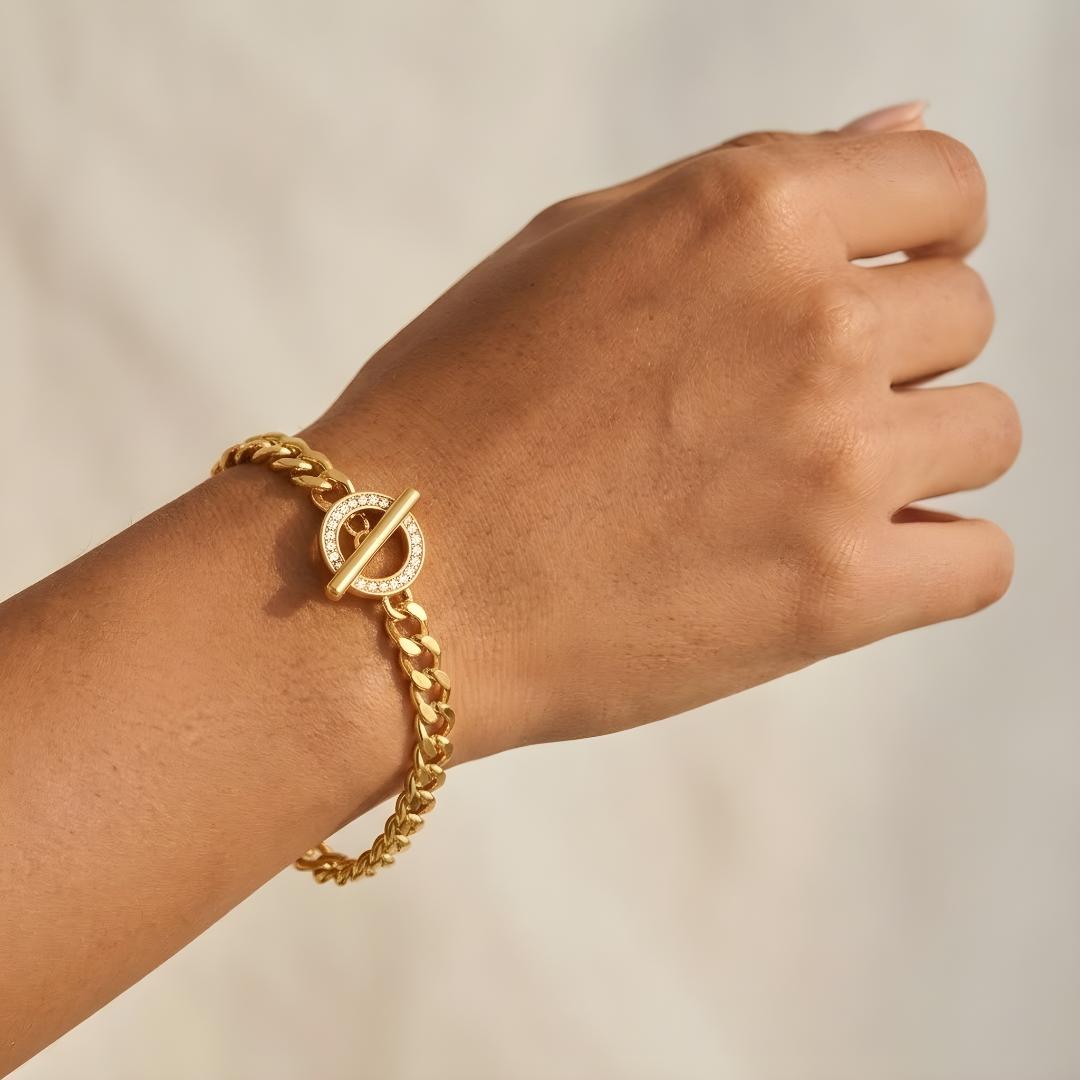 Gold Buckle Bracelet