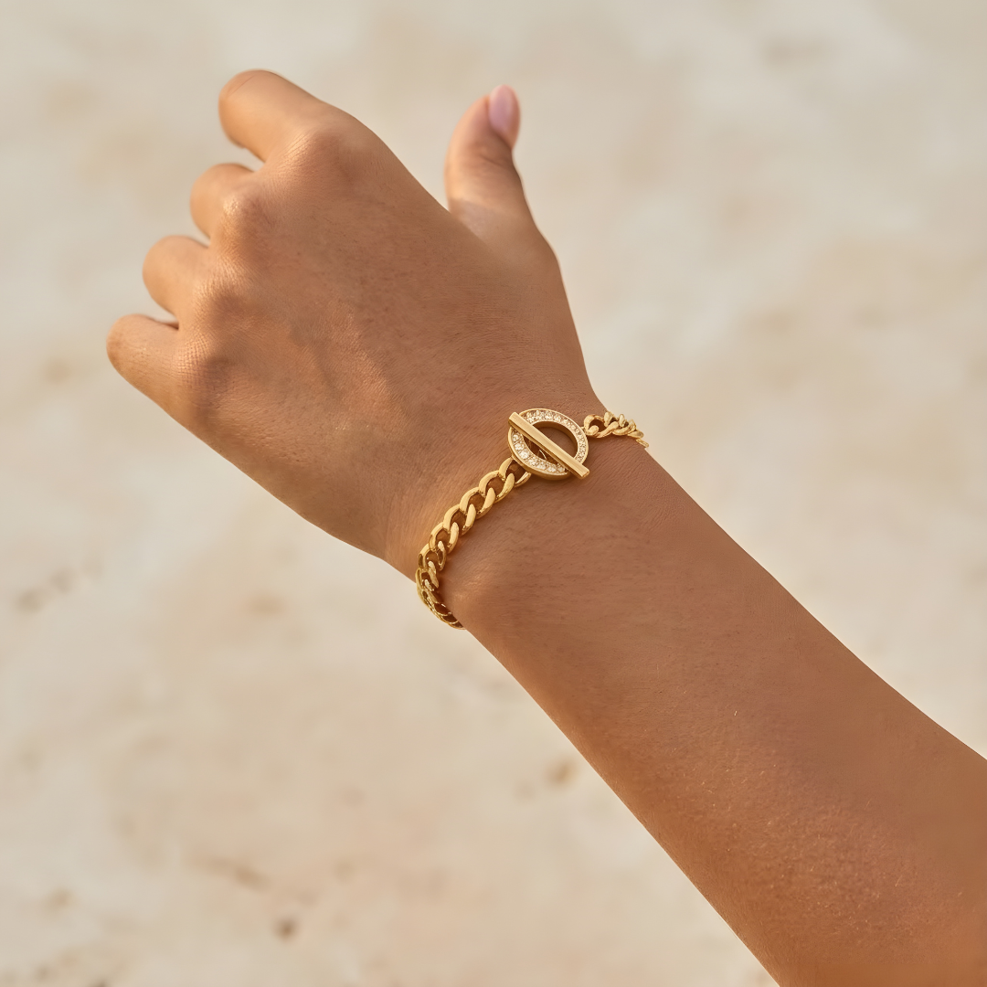 Gold Buckle Bracelet