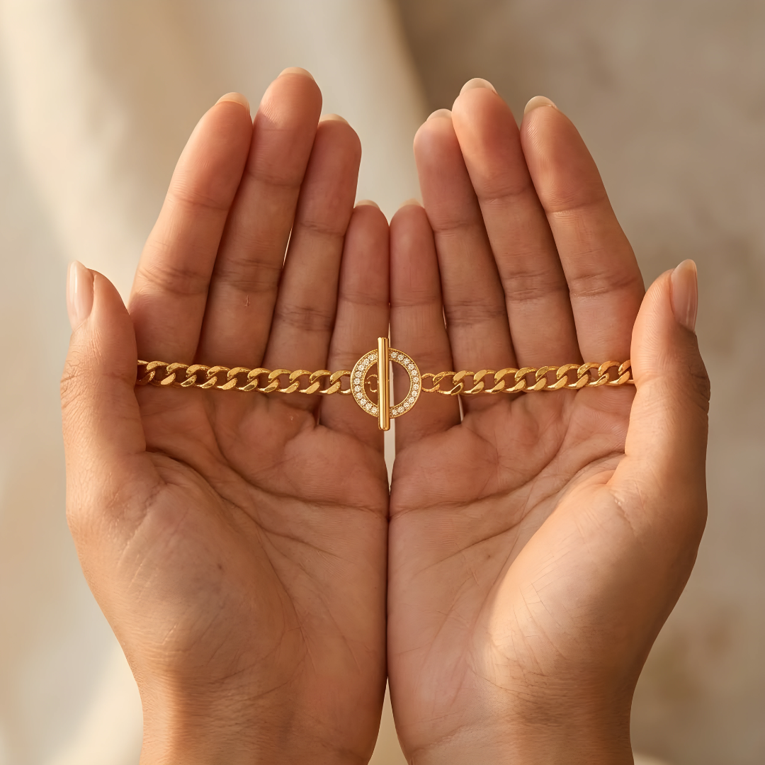 Gold Buckle Bracelet