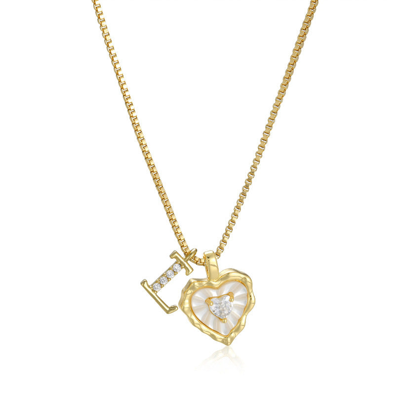 Collar Inicial Corazón