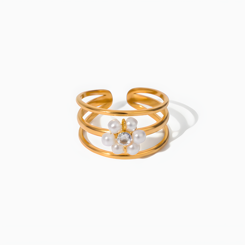 Anillo Flor del Alma - Anillos de Oro | Valentina Jewels
