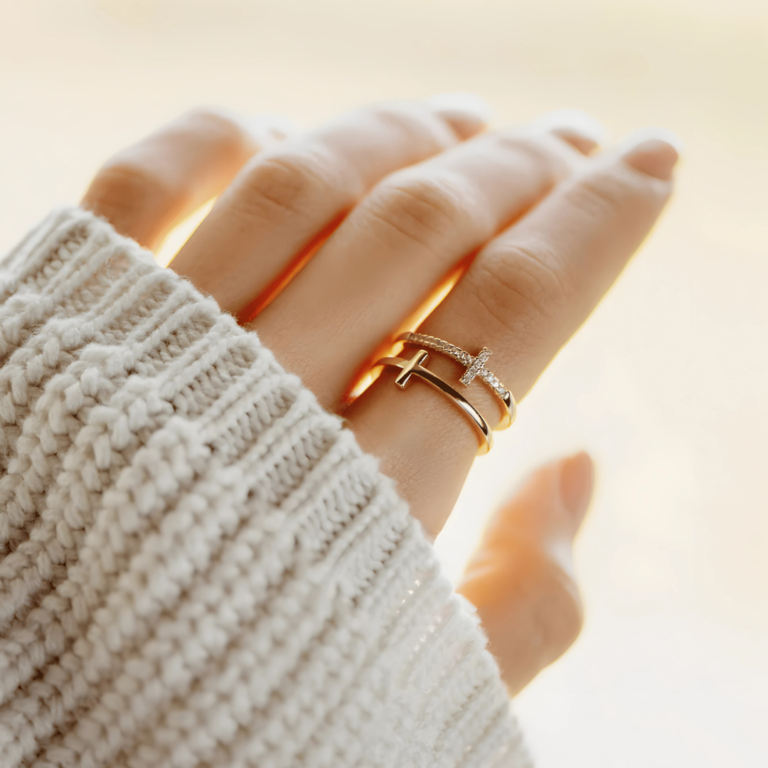 Blessings Gold Ring – To My Daughter