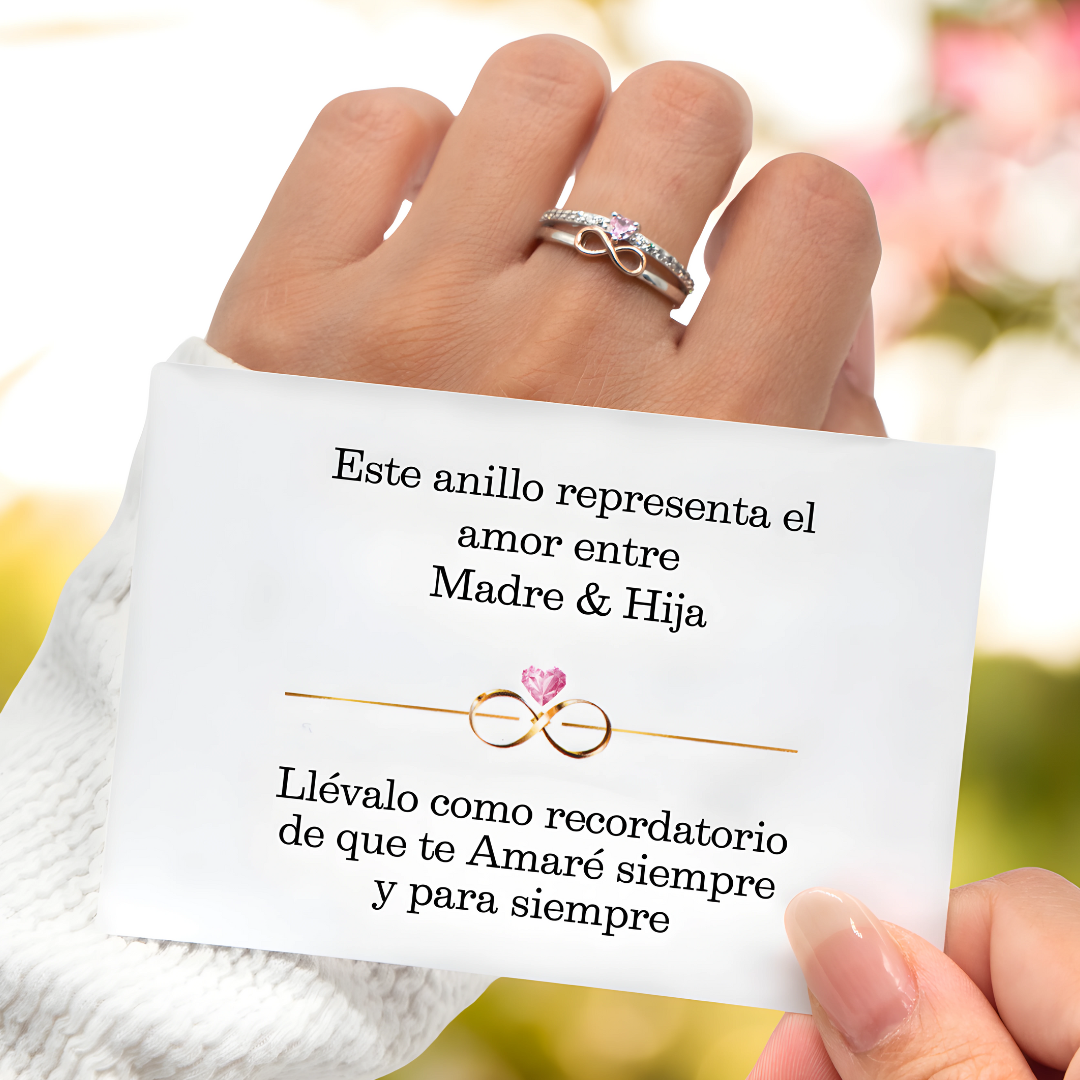 Eternal Infinity Ring – Mother & Daughter