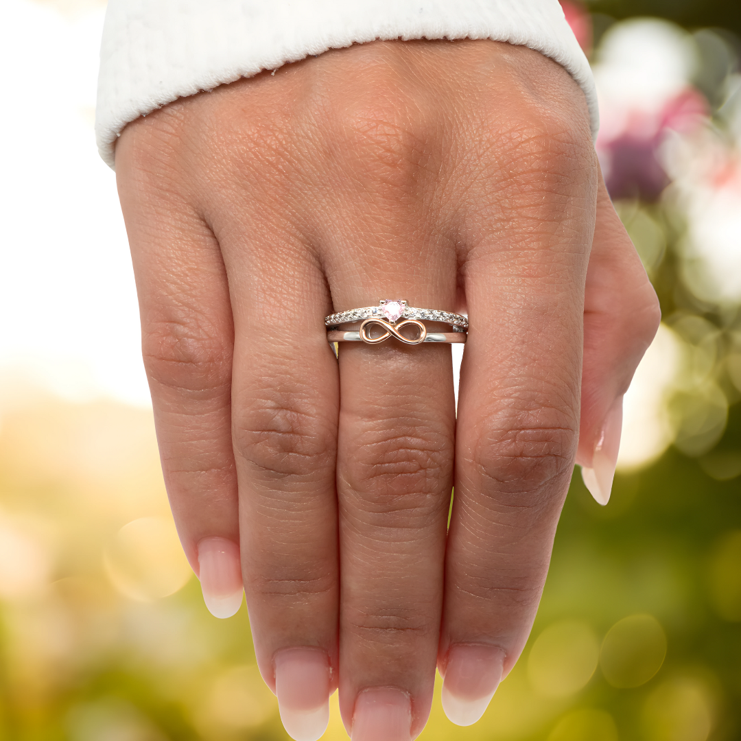 Eternal Infinity Ring – Mother & Daughter