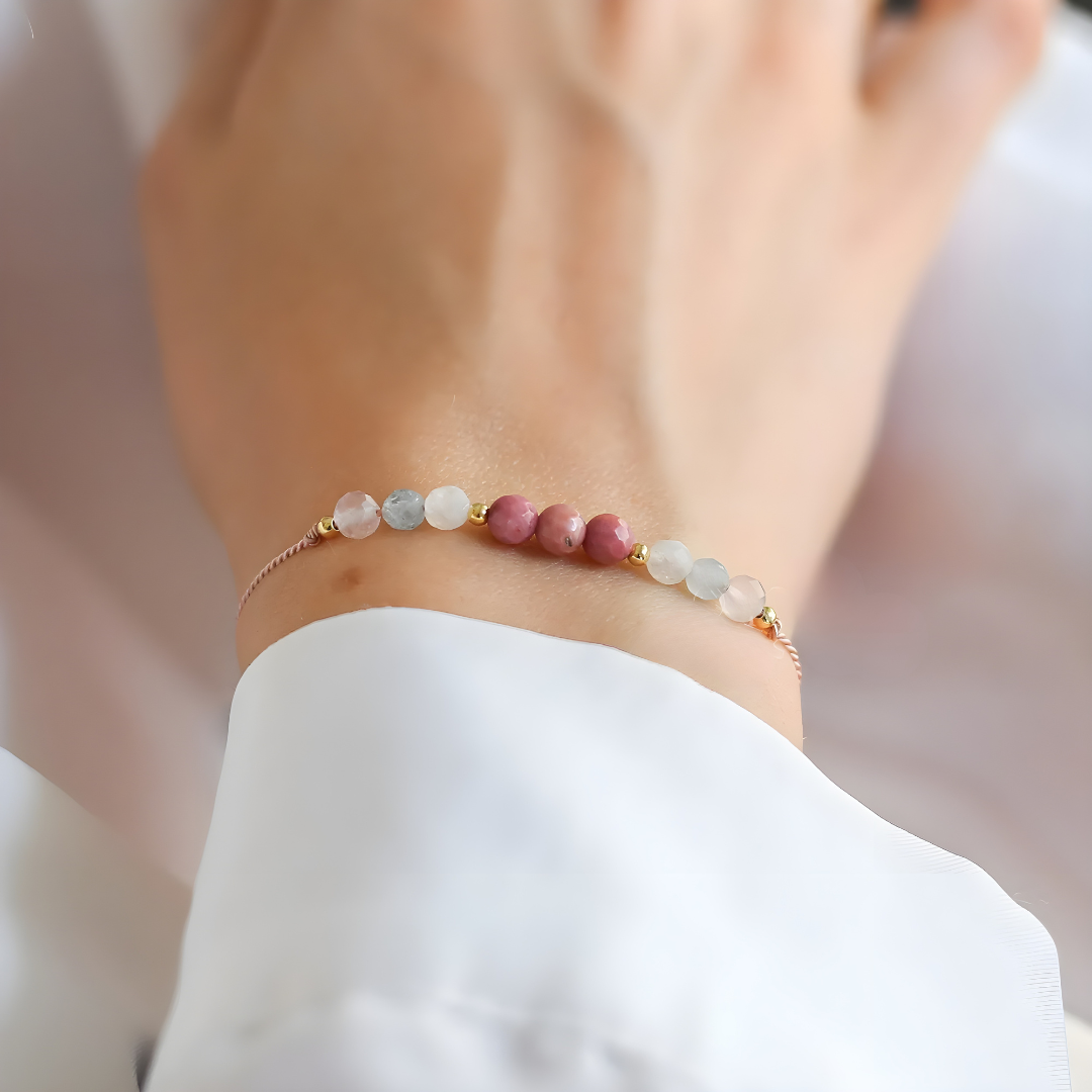 Sweet Expectation Bracelet – Celebrating Motherhood with Natural Stones