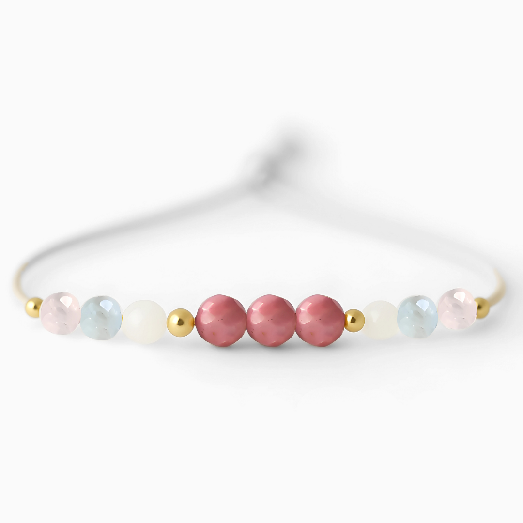 Pulsera de Piedras Naturales – Amor Propio y Energía Positiva