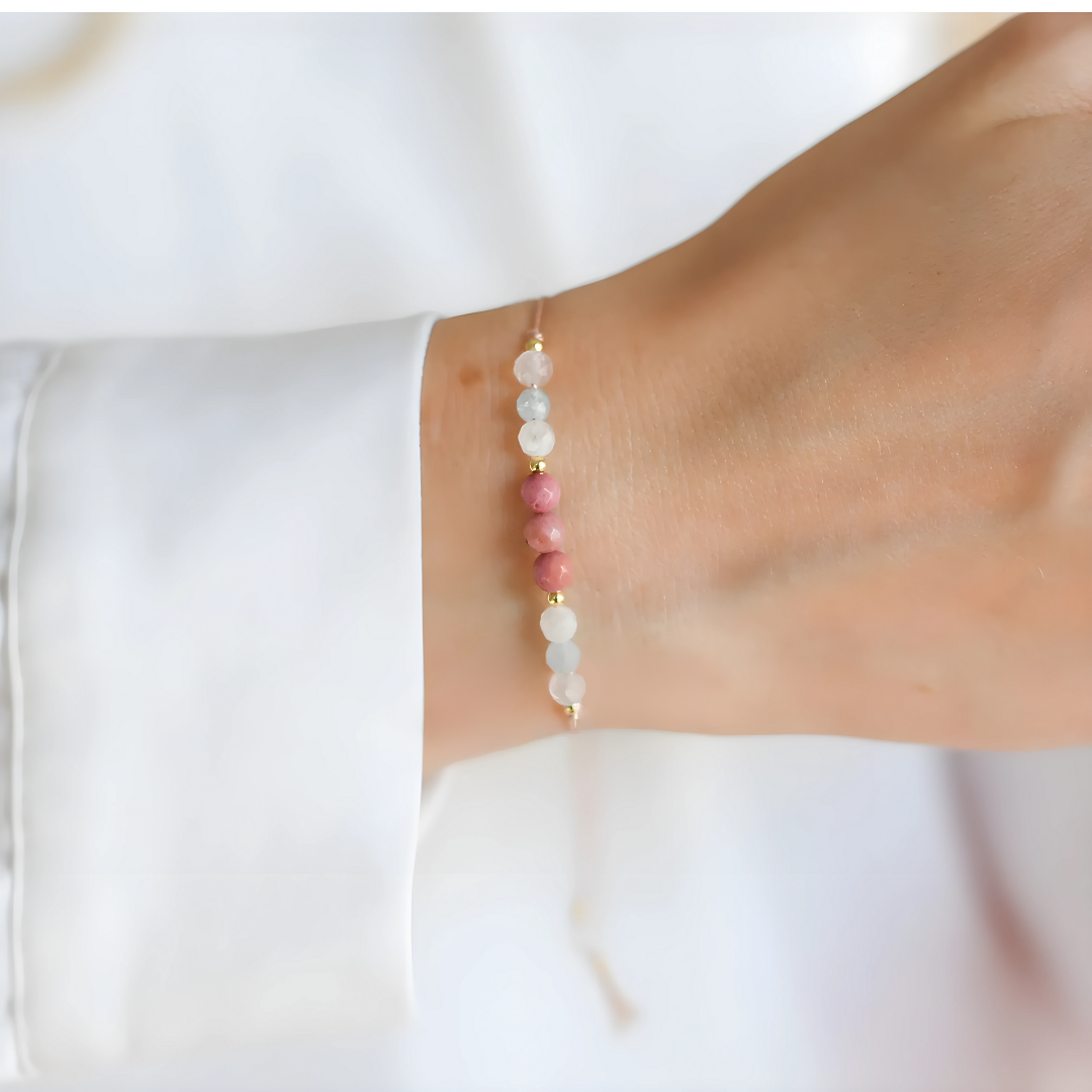 Sweet Expectation Bracelet – Celebrating Motherhood with Natural Stones