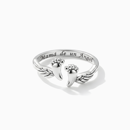 Anillo Mamá de un Ángel - Anillos de Plata | Valentina Jewels