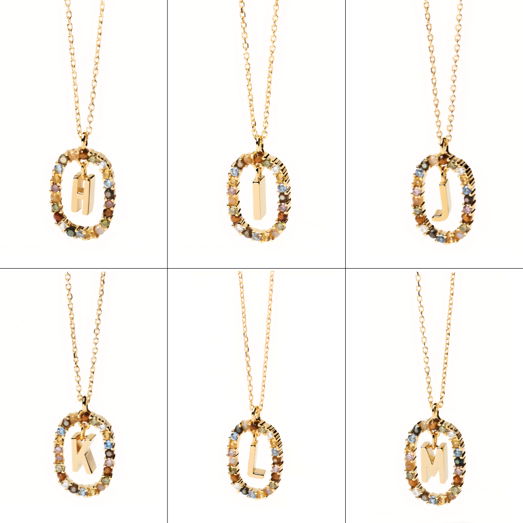 Radiant Initial Necklace