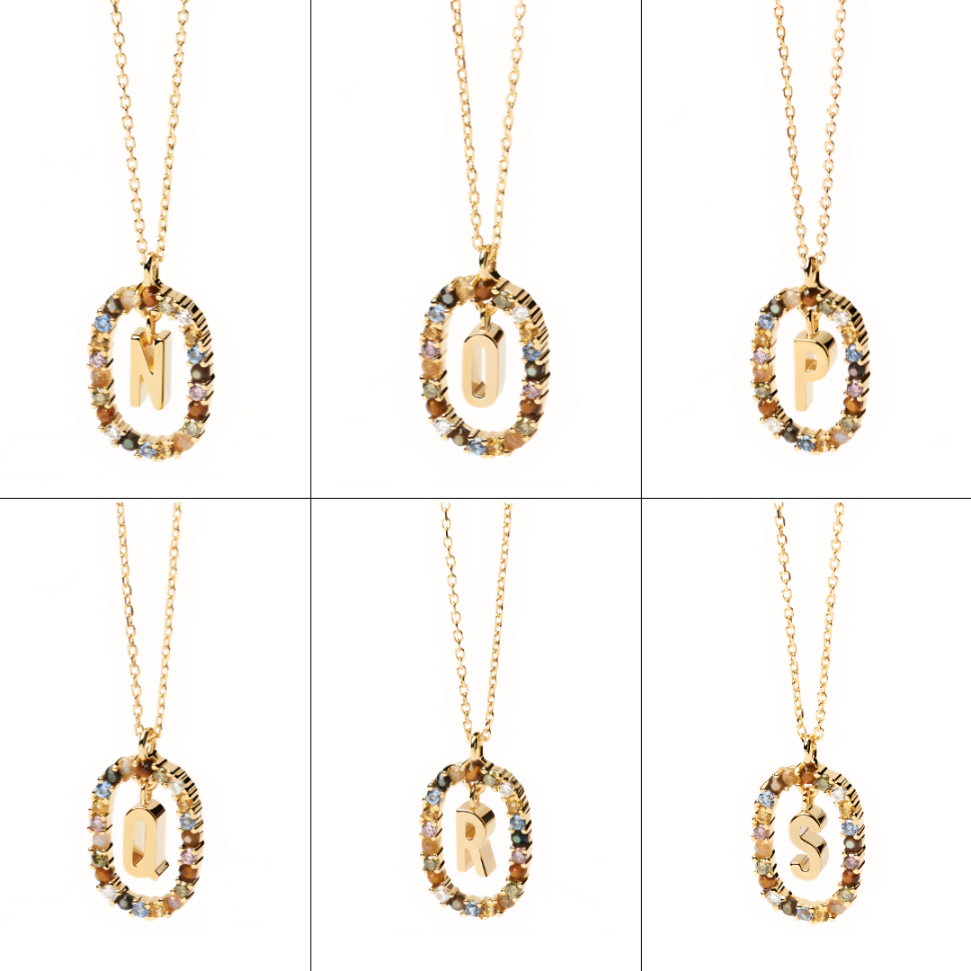 Radiant Initial Necklace