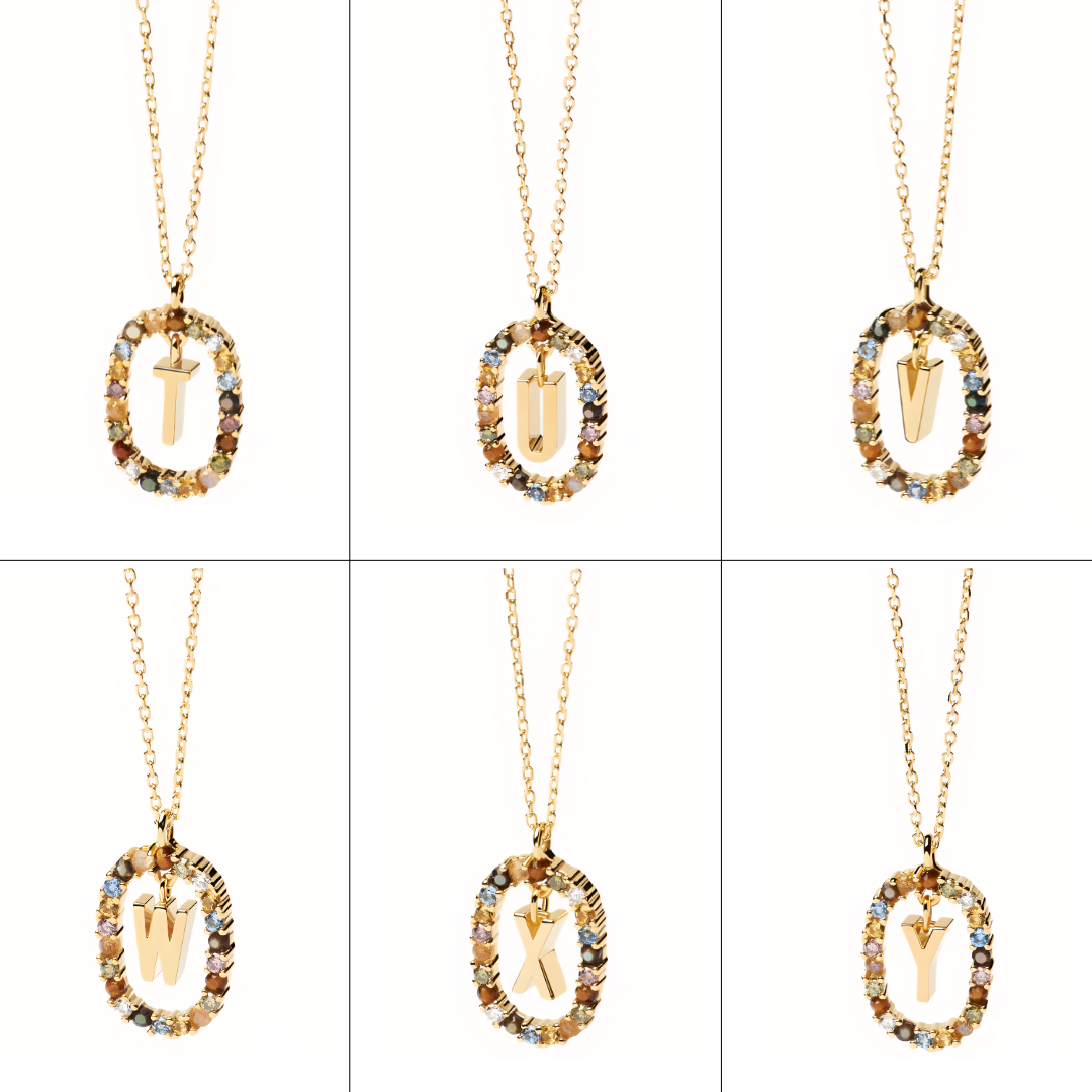 Radiant Initial Necklace