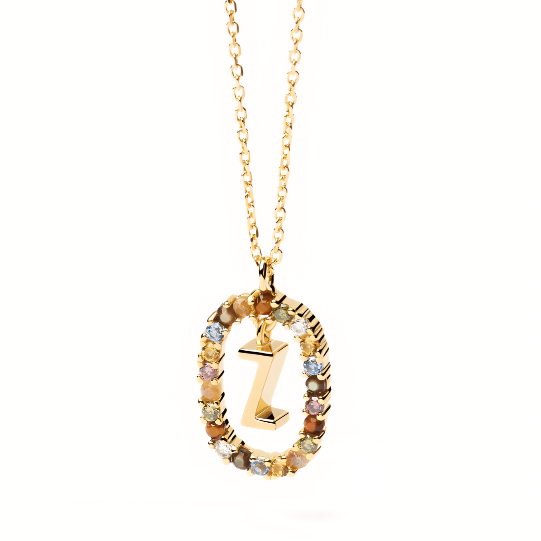Radiant Initial Necklace