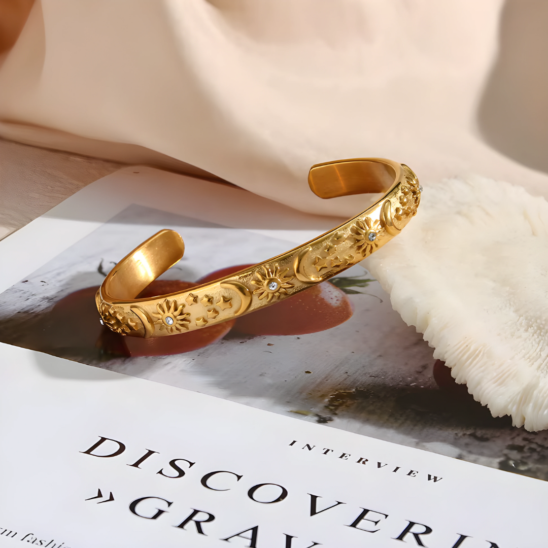Sun, Moon, and Stars Bracelet