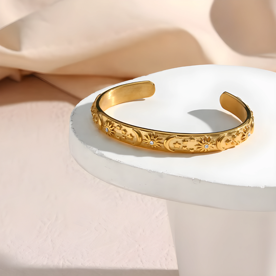 Sun, Moon, and Stars Bracelet