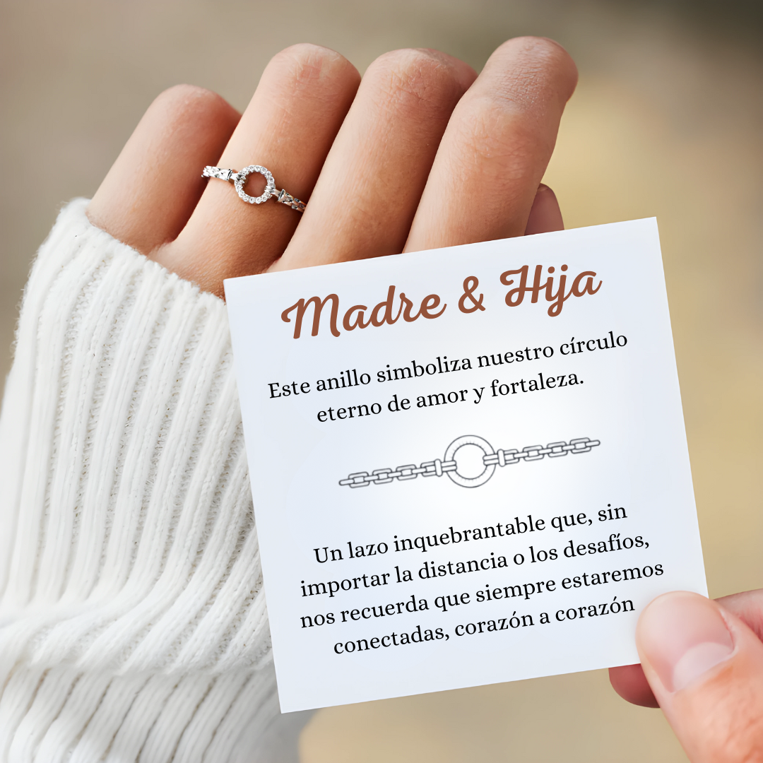 Circle of Strength Ring – Mother & Daughter