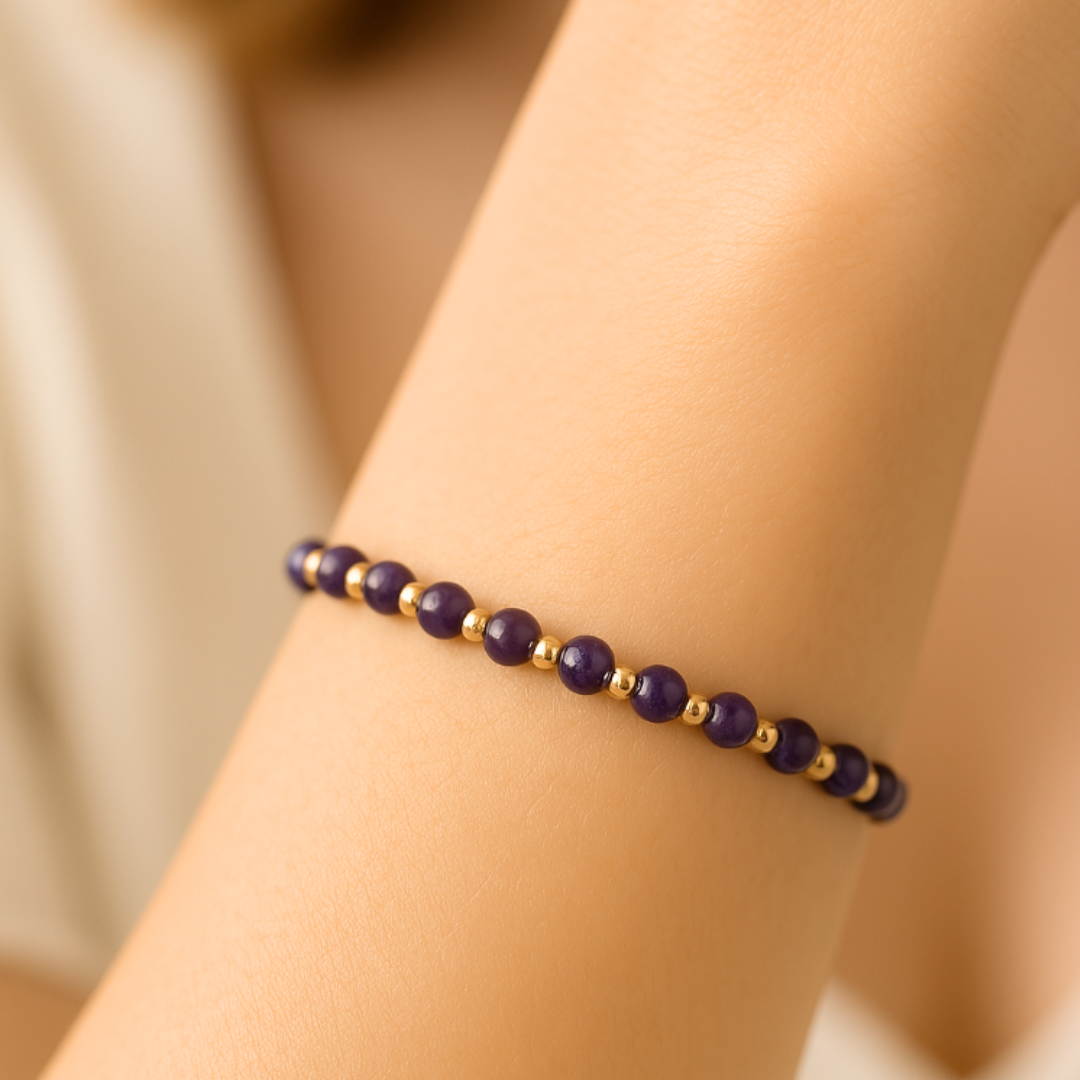 Sacred Intuition Natural Amethyst Bracelet