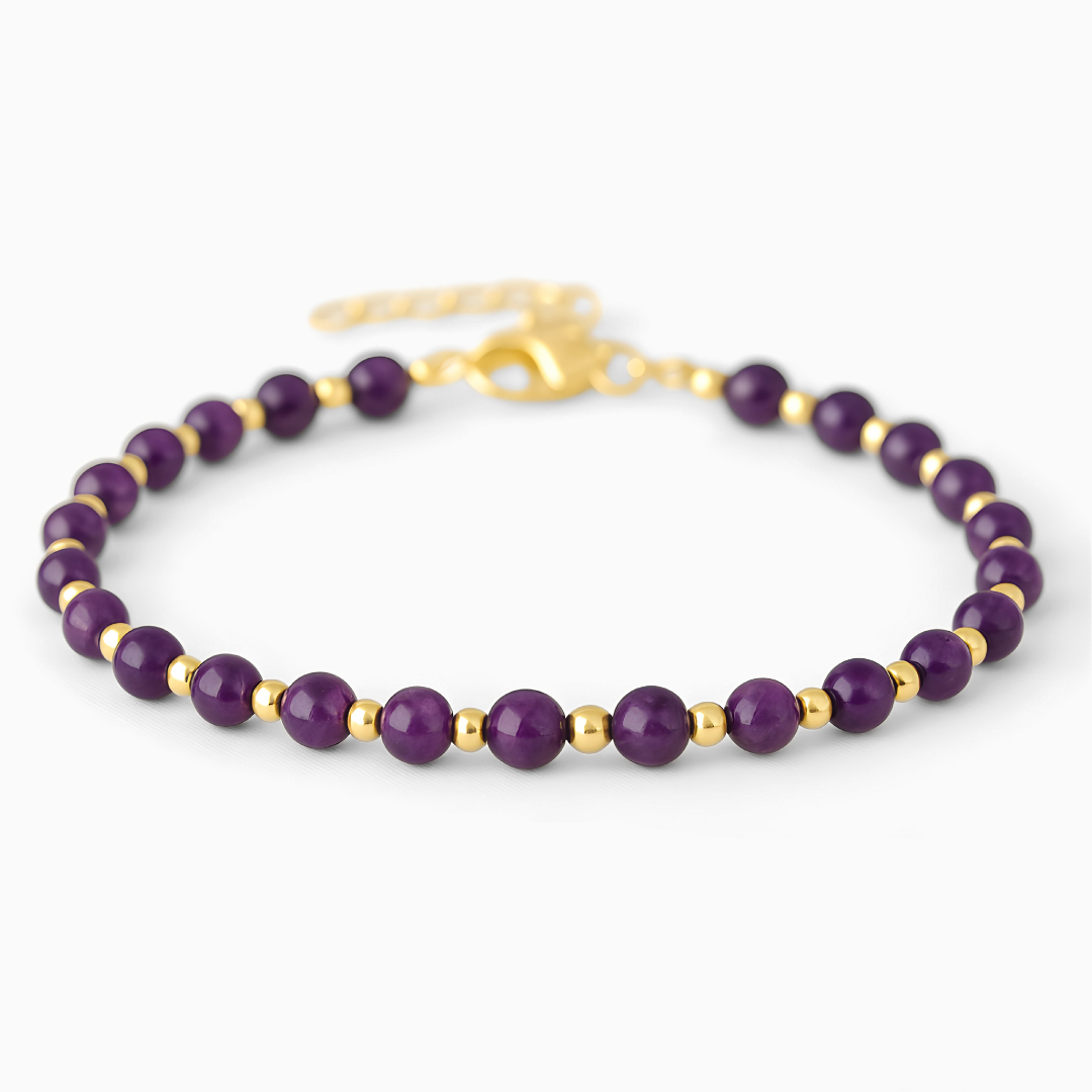 Sacred Intuition Natural Amethyst Bracelet