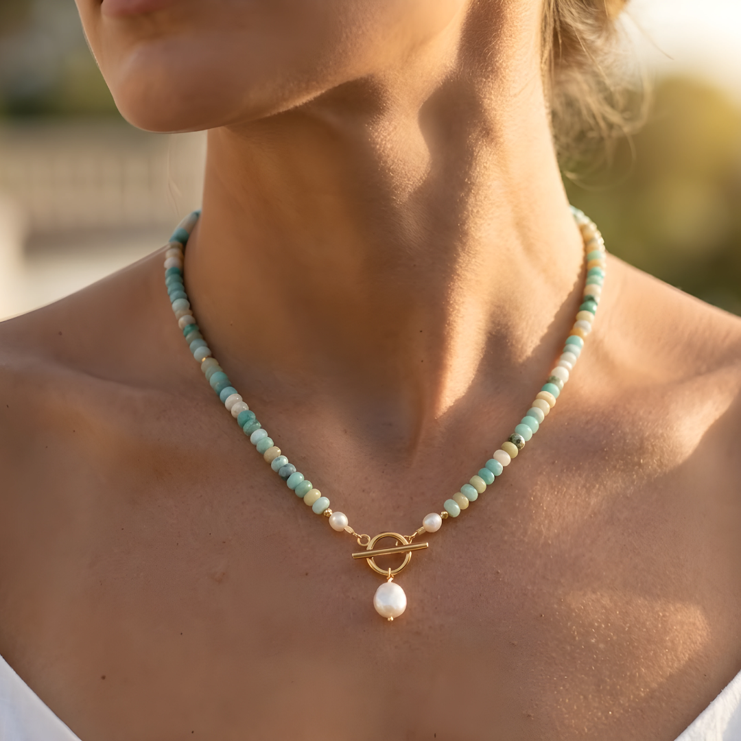Collar Alba Marina - Valentina Jewels - tarjeta con mensaje