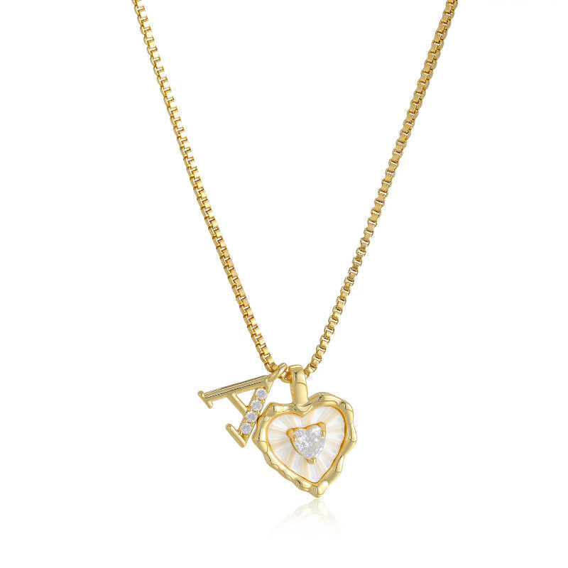 Collar Inicial Corazón