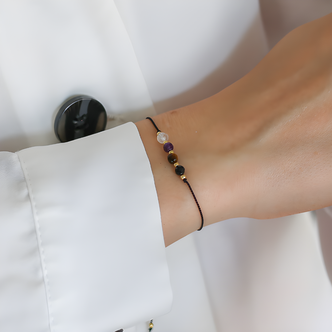 Energetic Protection Bracelet – Natural Stone Amulet