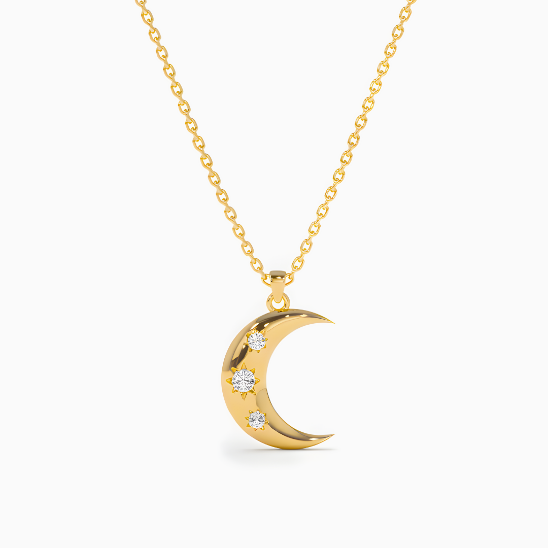 Stellar Moon Necklace