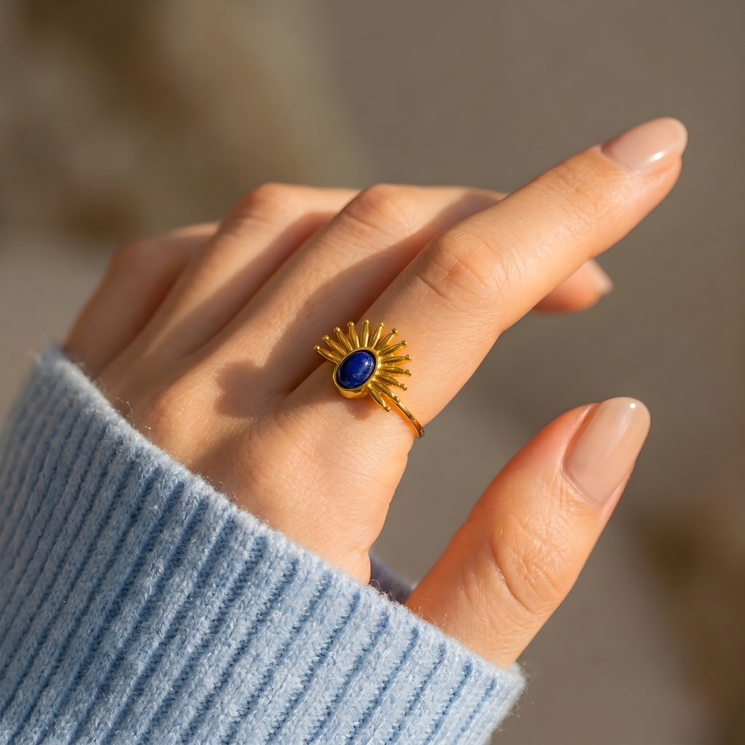 Lapis Lazuli Talisman Ring