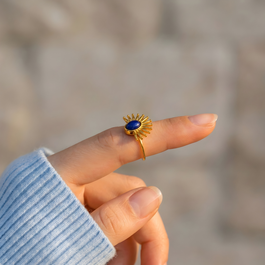 Lapis Lazuli Talisman Ring