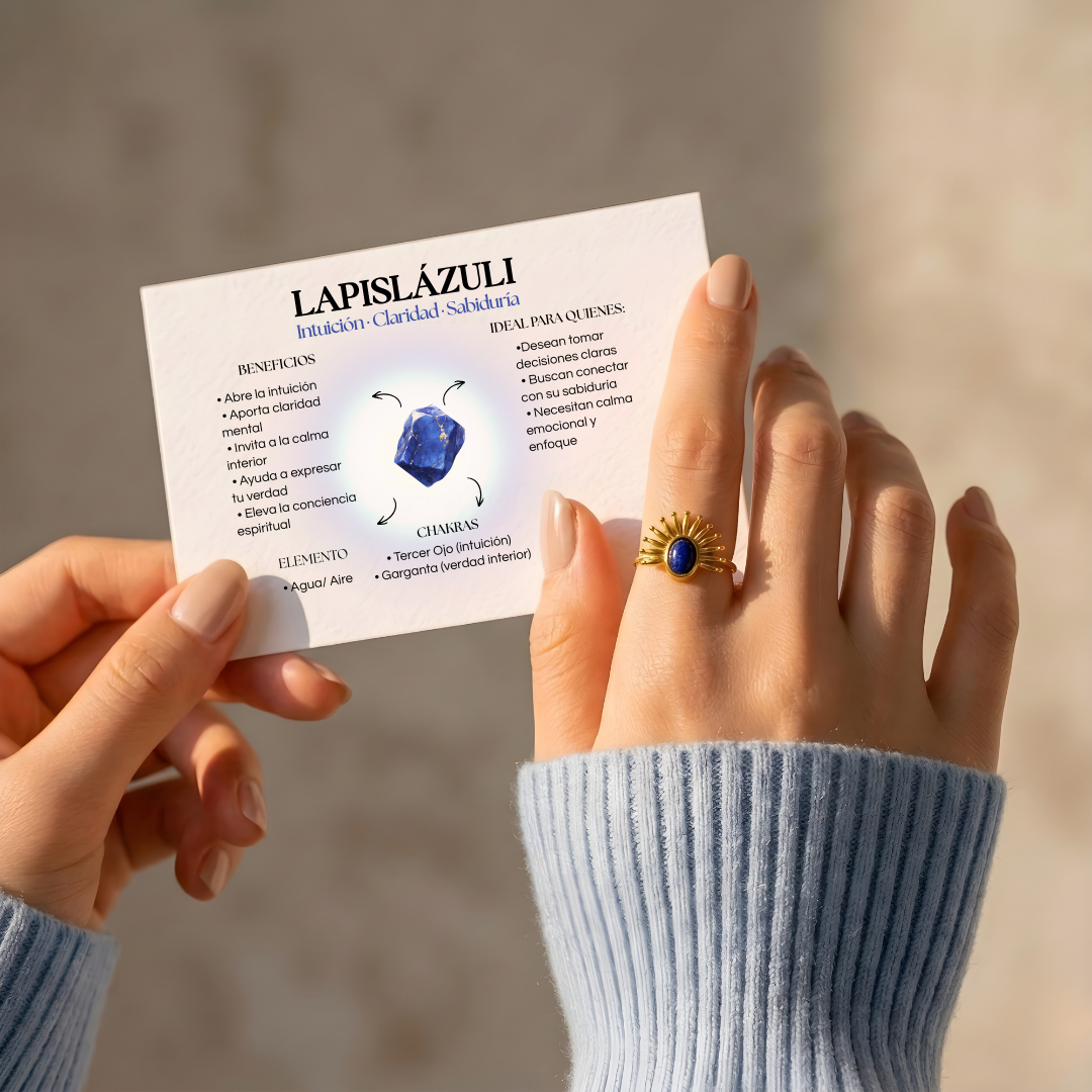 Lapis Lazuli Talisman Ring
