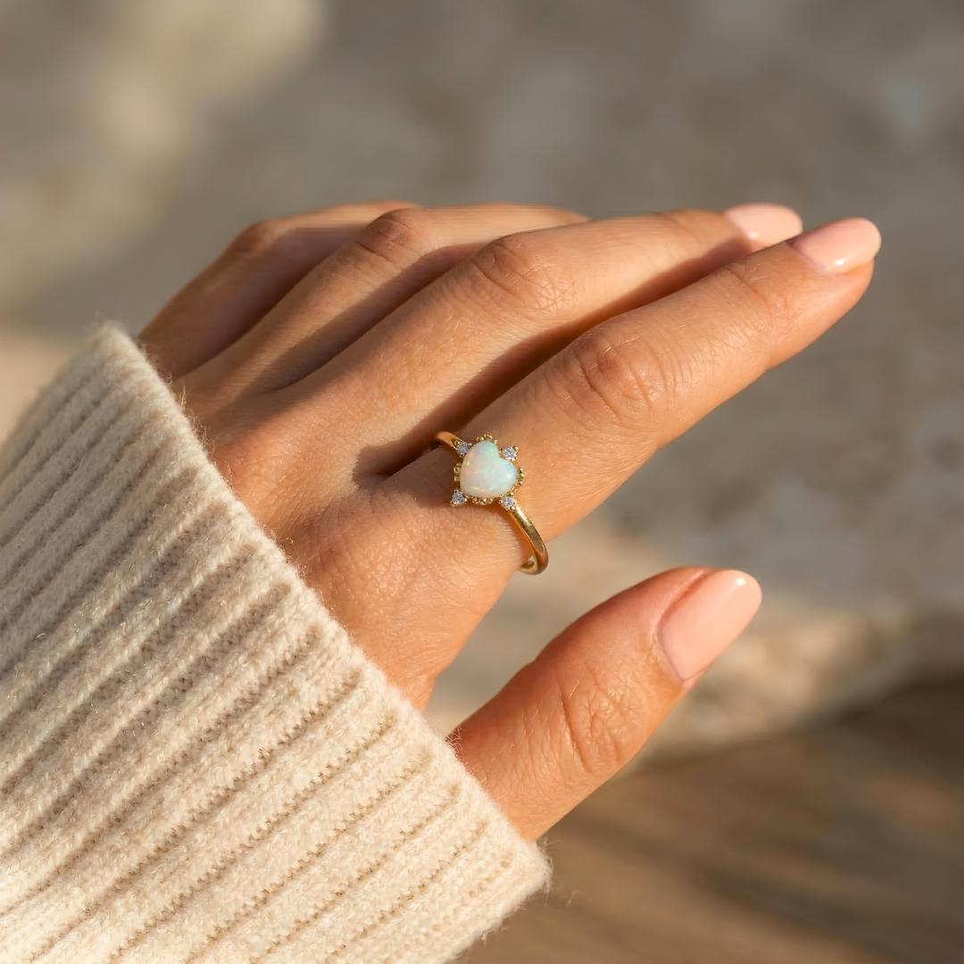 Opal Talisman Ring
