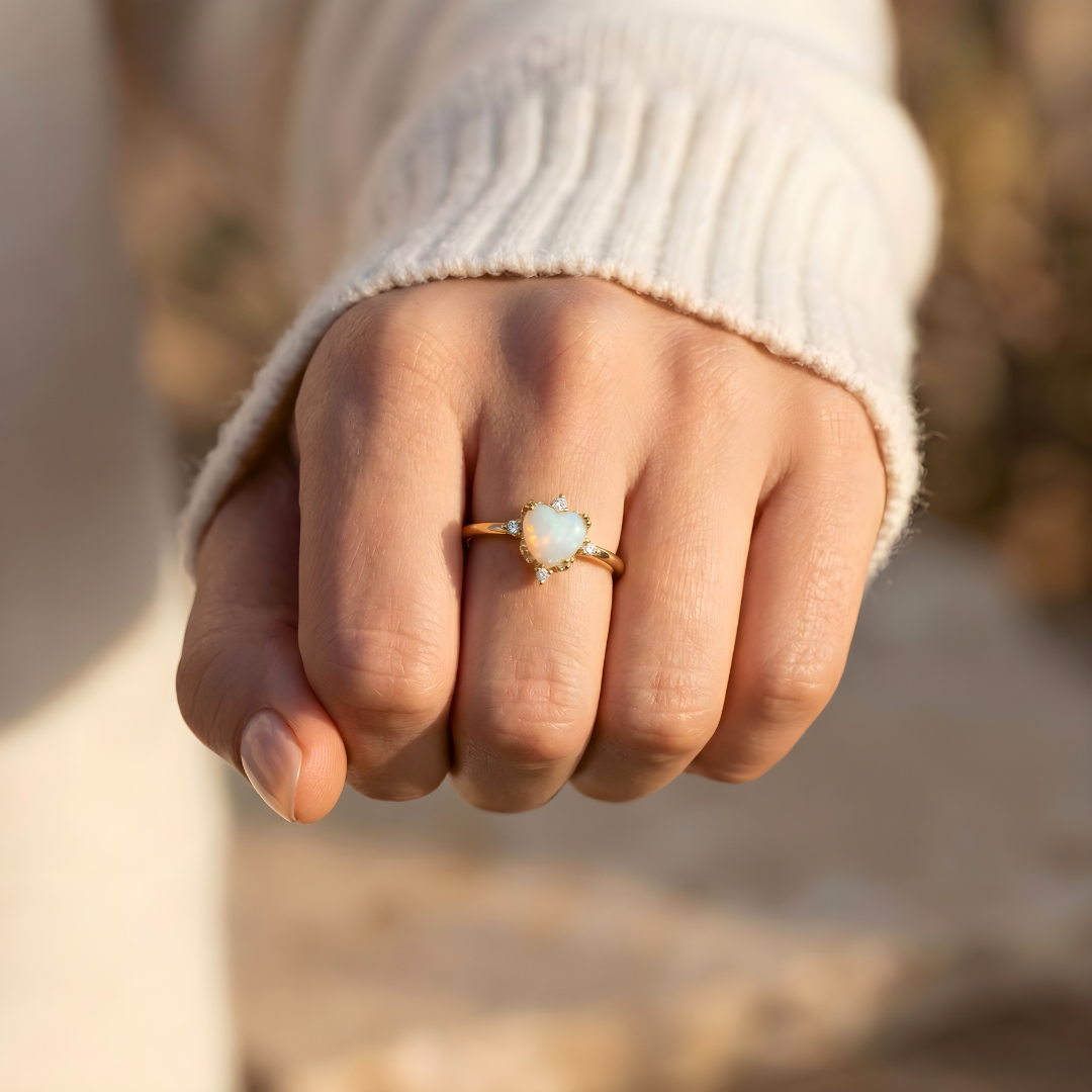 Opal Talisman Ring