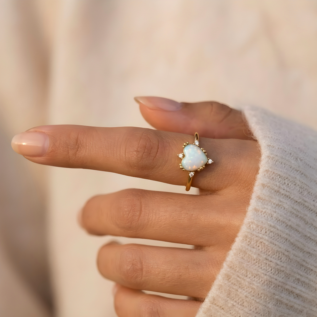 Opal Talisman Ring