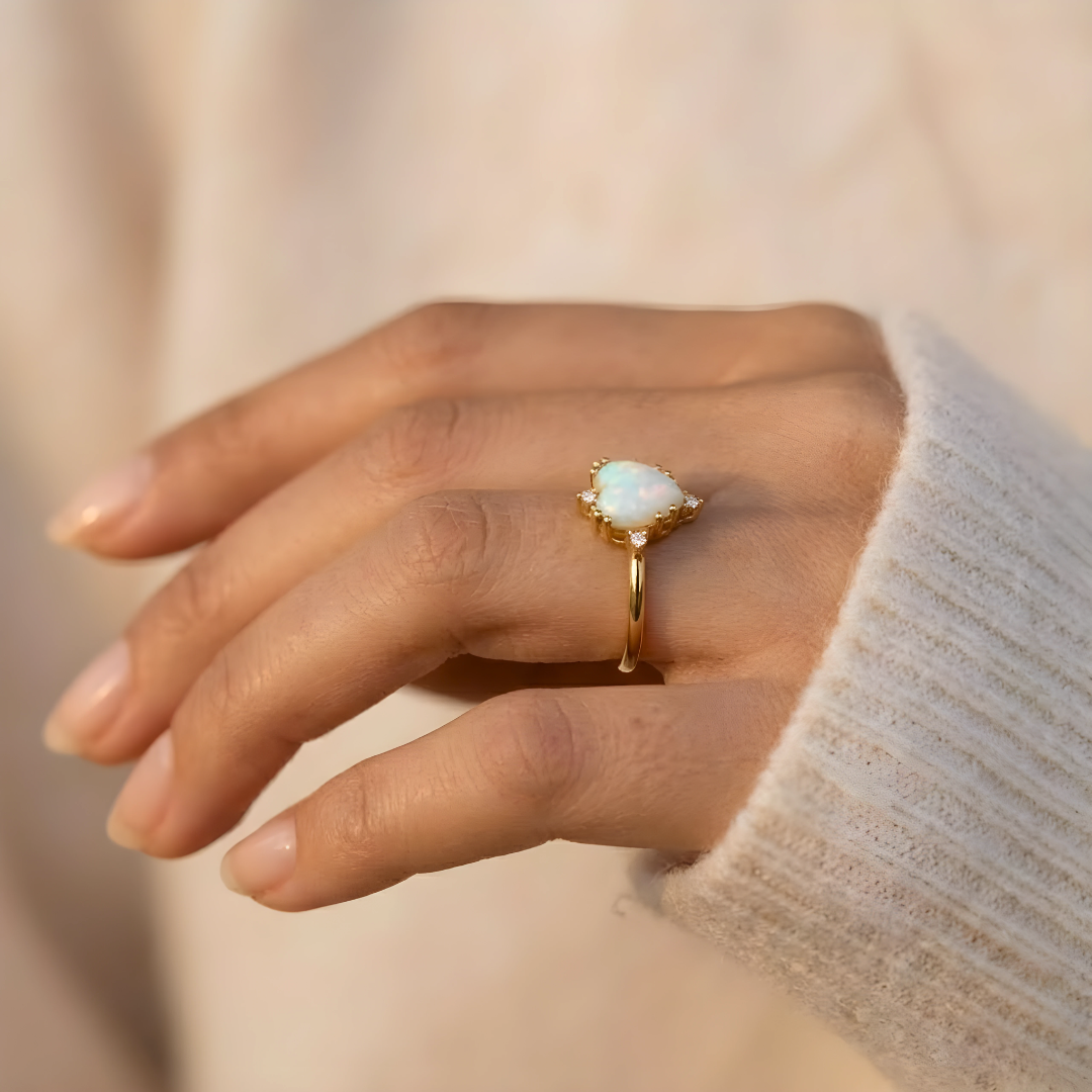 Opal Talisman Ring