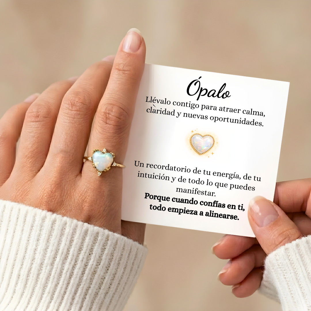 Opal Talisman Ring