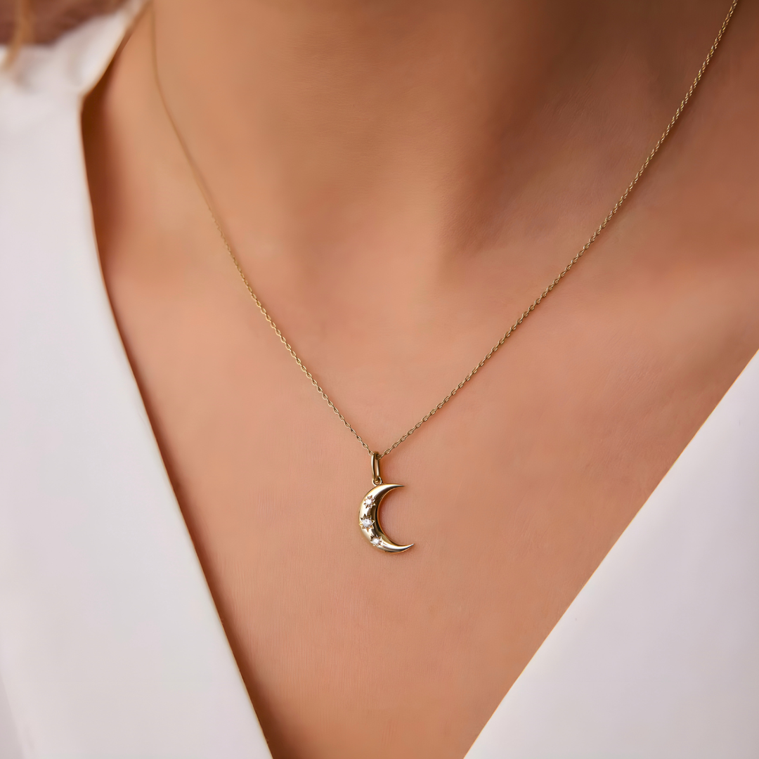 Stellar Moon Necklace