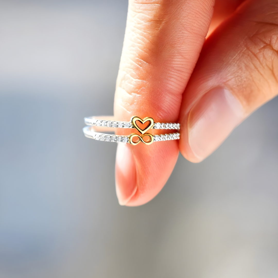 Infinity Love Ring – Mother & Daughter