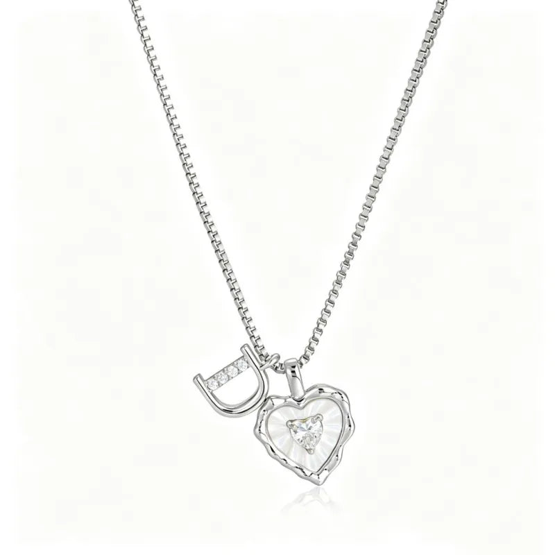 Collar Inicial Corazón