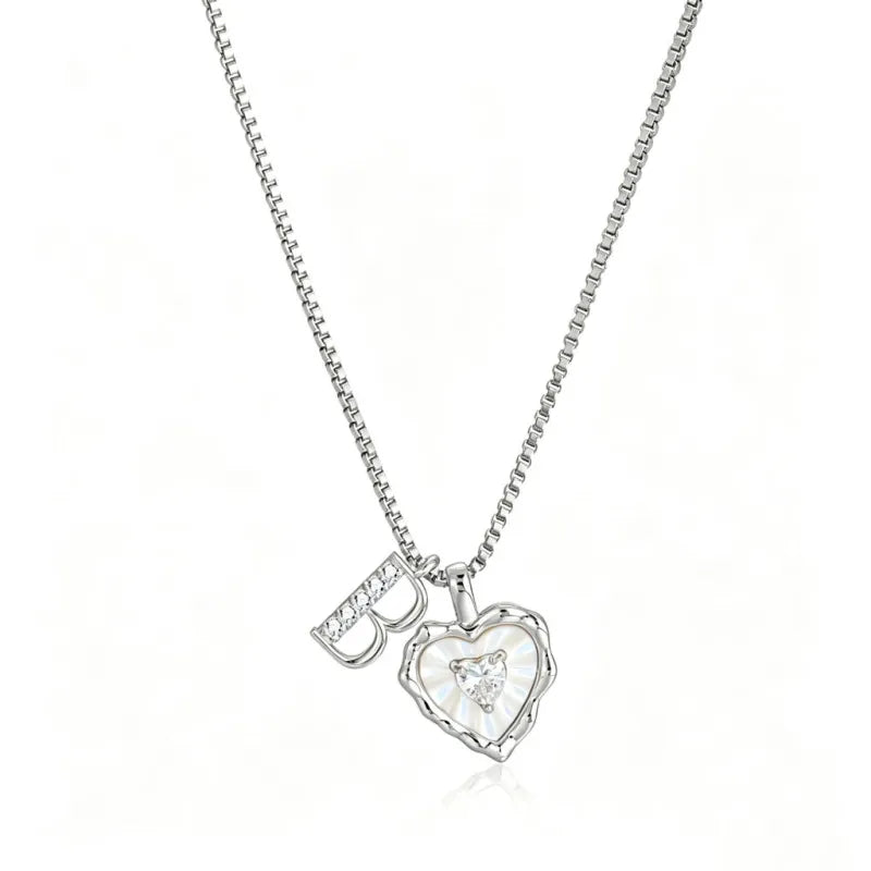Collar Inicial Corazón