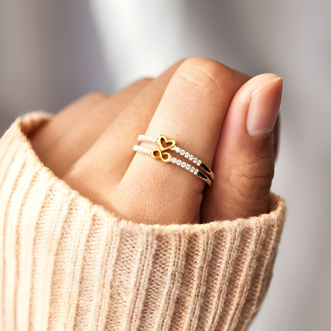 Infinity Love Ring – Mother & Daughter