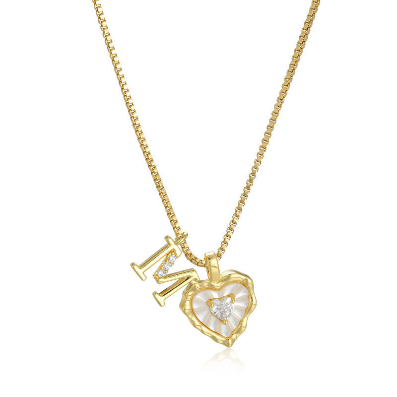 Collar Inicial Corazón